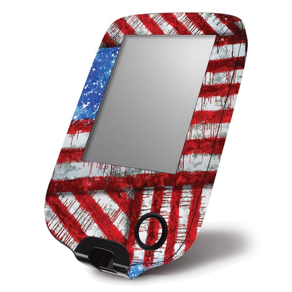 MightySkins Skin Compatible with Abbott Freestyle Libre 1 & 2 - Flag Drips | Protective, Durable, and Unique Vinyl Decal wrap Cover | Easy to Apply, Remove, and Change Styles | Made in The USA