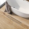LISEEGO Linear Shower Drain 24 Inch, Shower Drain with 2-in-1