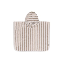 Jollein Badeponcho Kinder 1-3 Jahre - Terry, Olive Green - 100% Baumwolle - Frottee - GOTS-Zertifiziert - Kapuzenhandtuch für Mädchen und Jungen - Olivgrün