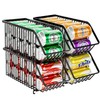 Boeetech Soda Can Organizer of 4 Pack,Stackable Can Organizer For