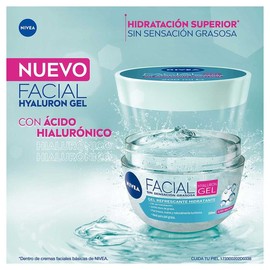 Gel facial refrescante NIVEA cuidado facial con ácido hialurónico 100ml