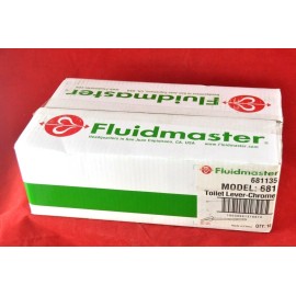 Fluidmaster NEW FluidMaster 681 CHROME Universal Sure-Fit Toilet Flush Lever Handle 681135