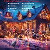 20 Pack Solar Christmas Candy Cane Lights, Christmas Decorations Outdoor