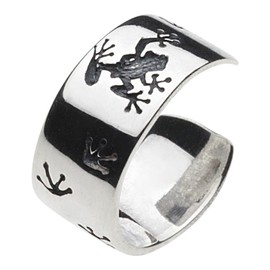 [ceynote] Cenote E0240 [Silver Accessories] frog siruettosiruba-iya-kahu