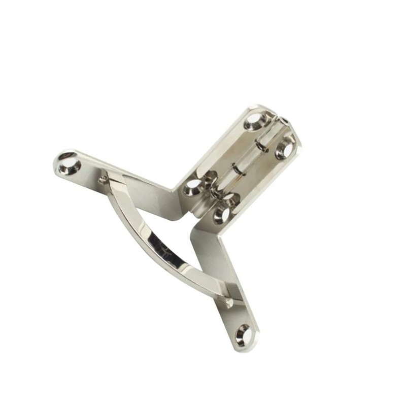 Pack of 2 Support Spring Hinges, Zinc Alloy Concealable Quadrant