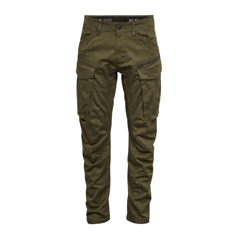 Rovic Zip 3D Straight Tapered Fit Cargo Pants, Dark Bronze