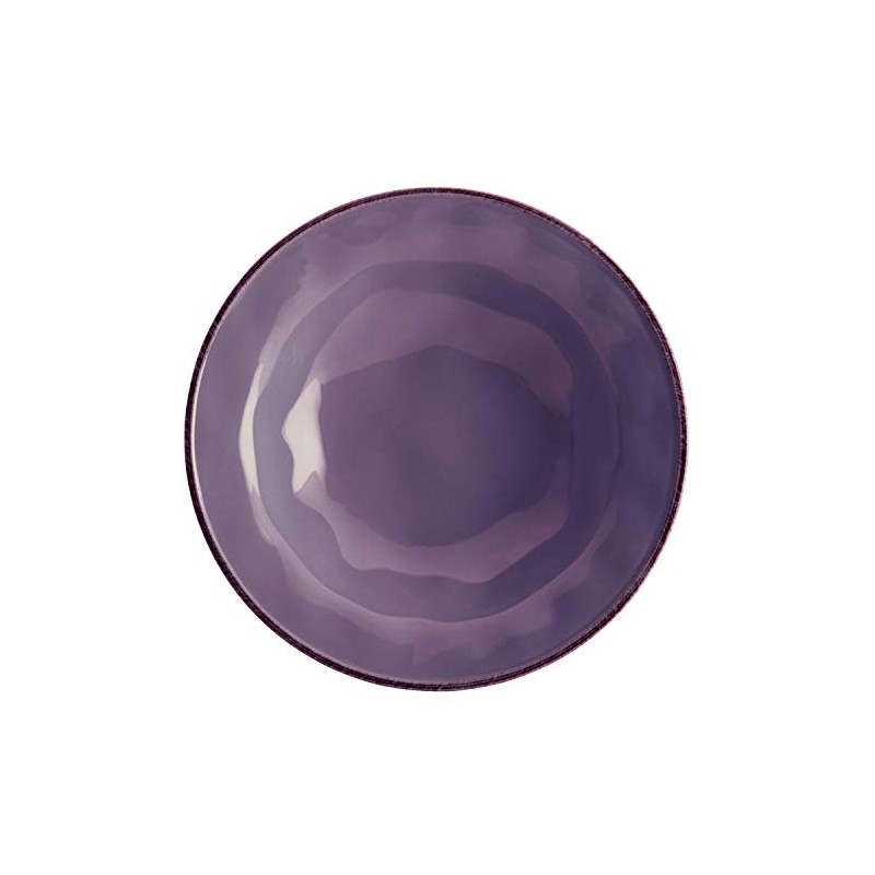 Rachael Ray Cucina Dinnerware Ceramic Round Serving Bowl, 10-Inch, Lavender