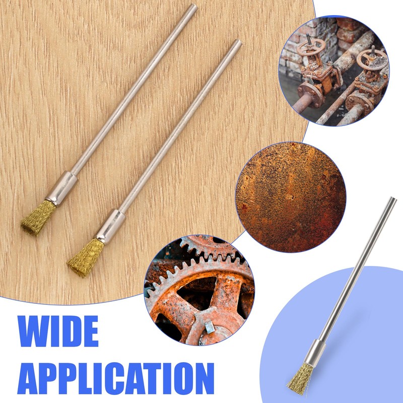 Sliverdew Wire Brushes, 10 Pieces 3 mm Wire Brush for