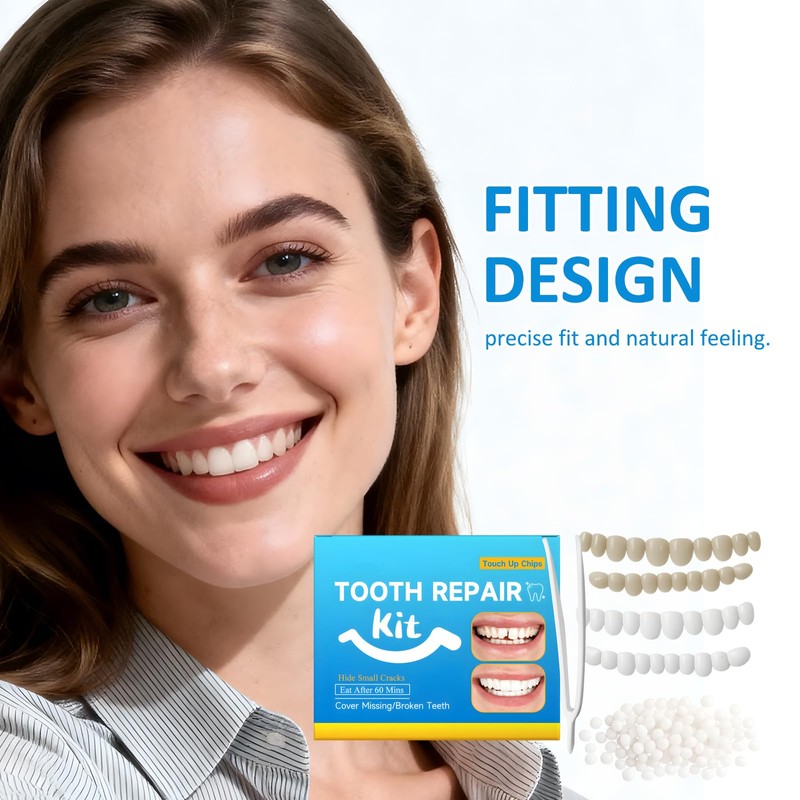 6 Pairs Dentures Dentures Complete 60 g Teeth Gel 3