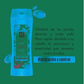 Kerashine Shampoo Hidratación y Control 2 en 1 con Keratina 650ml