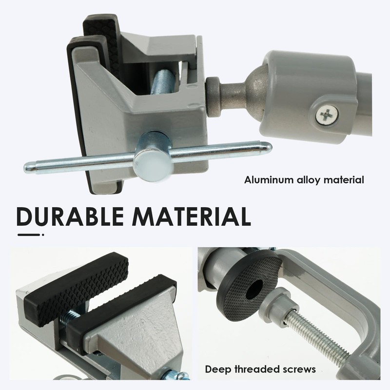 Tabletop Clamp Vice 360° Rotatable Table Vise Aluminium Alloy Work