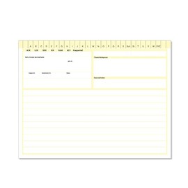 Index, Patient Record Bag, File Folder Patient, 190 g/m² Various Colours, , , yellow,