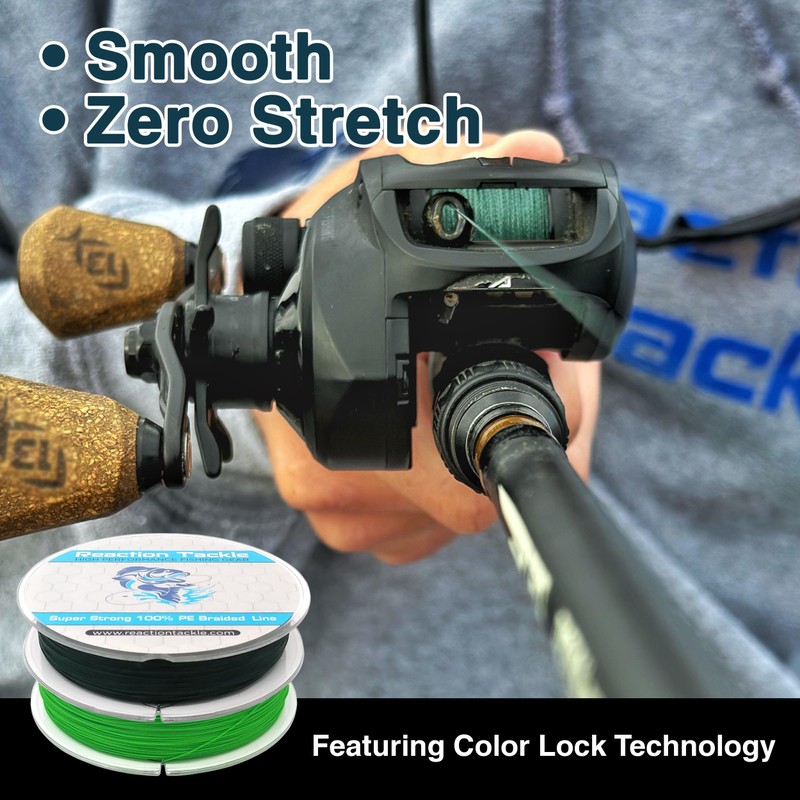 Reaction Tackle RT 9 Strand - Moss Green 65LB 300yds