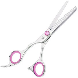 Washi Cotton Candy Lefty 30 Tooth Texturizing Thinning Shear - Choose Your Color (Pink)