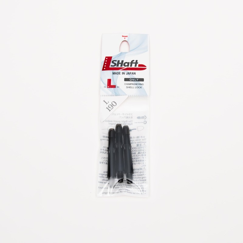 L-style l-shaft locked straight black 190 32mm