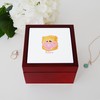 CafePress Tater Tot Baby Memory Keepsake Jewelry Box, 5"x5"x3.75"