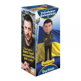VOLODYMYR ZELENSKYY ROYAL BOBBLES BOBBLEHEAD FIGURE GIFT UKRAINE PRESIDENT