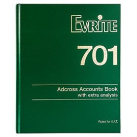 Evrite 701 Accounts Book with Extra Analysis