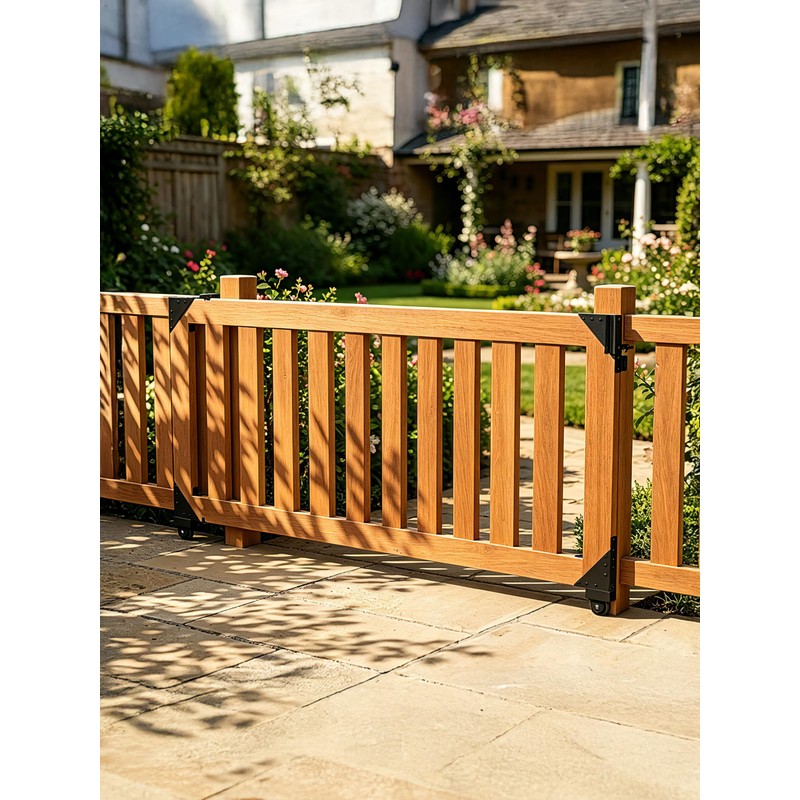 Wmebee Sliding Gate Kit,Heavy Duty Gate Hardware with Wheel, Anti