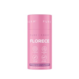 Pure Form Florece - Cápsulas a base de Mezcla Probiótica Patentada 8S5B, Extracto de Arándano Rojo 37:1, Fibra Prebiótica de Inulina y Vitamina C | 5 billones UFC | 90 cápsulas de 700 mg | 45 porciones