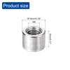 sourcing map Round Weld Nuts, M6 x 10mm x 8mm