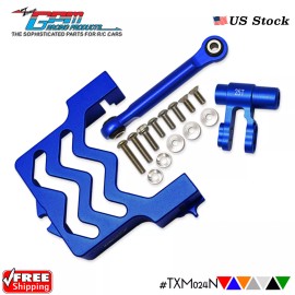 GPM NEW SERVO MOUNT STAINLESS STEEL TIEROD+25T For 1/5TRAXXAS X-MAXX/TXM024N - Green