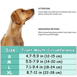 Dog Muzzle Nylon Mesh Breathable Soft Muzzle Guard for Dogs Prevent Biting Adjustable Loop Pet Mouth Cover for Chewing Anti-Barking Anti-Chaos Puppy Muzzles (Black, S)