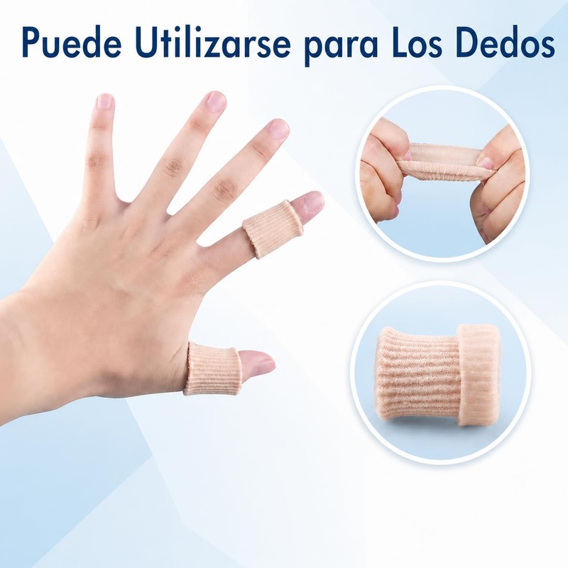 10 Piezas Protector de Dedos de Pies y Manos, Separador