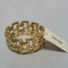 Devan gold stretch bracelet with rhinestones NWT