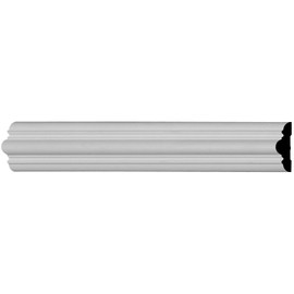 Ekena Millwork CHA03X02KP Kepler Chair Rail, 2 3/4"H x 1 7/8"P x 94 1/2"L, Primed