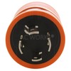 AC WORKS Orange 4Prong 20Amp 125/250Volt NEMA L14-20P Locking Plug