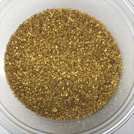 Sugar Crystalz Gold Crystals Bakery Topping Sprinkles 1 pound colored sugar