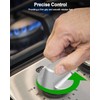 4Pcs Stove Knobs W11517334 Fit for Whirlpool Gas Ranges WEG515S0FB0