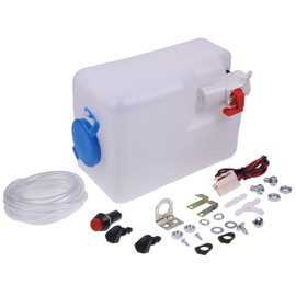 LSSOCH 12V Washer Bottle Tank Pump Fluid Reservoir Sprayer Kit 160186 110943769329 Universal 1.5L