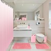 XLHOMO Bathroom Accessory Set–Bathroom Sets with Shower Curtain and Rugs,