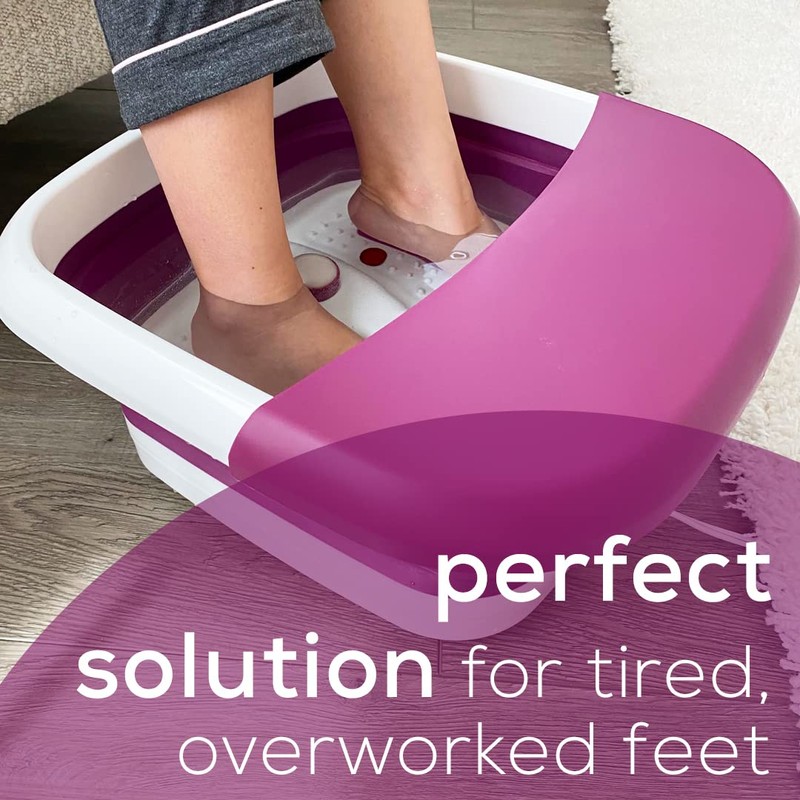 Beurer Foot Spa with Vibration and Bubble Massage | Collapsible