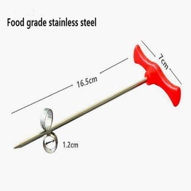 BWESOO Stainless Steel Fruit Spiral Knife Spiral Knife Vegetable Coiler Scroller Stainless Steel Magic Scroller Creative Model Cucumber knife Fruit and Vegetable Spiral Twist Home and Kitchen