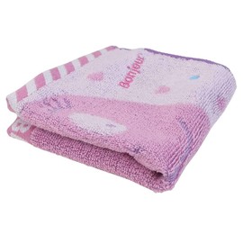 Marushin 5525000700 Mini Towel, Bone Jour Barbapapa, 100% Cotton, Antibacterial and Odor Resistant, Approx. 9.8 x 9.8 inches (25 x 25 cm)