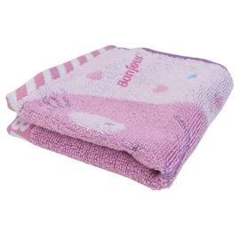 Marushin 5525000700 Mini Towel, Bone Jour Barbapapa, 100% Cotton, Antibacterial and Odor Resistant, Approx. 9.8 x 9.8 inches (25 x 25 cm)