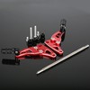 3D Engrave Foldable CNC Rear Passenger Footrest Foot Pedal Pegs