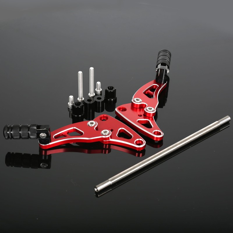 3D Engrave Foldable CNC Rear Passenger Footrest Foot Pedal Pegs
