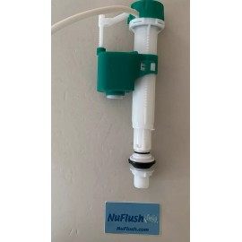 NUFLUSH Horow Toilet Fill Valve with 7/8-inch Bottom Water Fed Connection