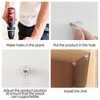 80Pack Shelf Support Pegs, Transparent Plastic Shelf Holder Pins,Bracket Pins,