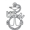 CLASSIC CHIEF PETTY OFFICER USN NAVY E-7 STICKER DECAL