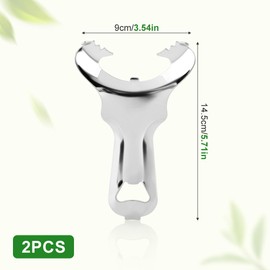2 PCS Mason Jar Opener No Lid Dents or Damage,Multi-Purpose for Bottle Opener and Various Lids Canning Jar Opener,Easy Twis-t Manual Handheld Top Remover Bottle Opener Made For Lifetime