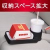 セイワ(SEIWA) 車内用品 ベンチシート専用トレイ ドリンクホルダー付 ブラック WA72