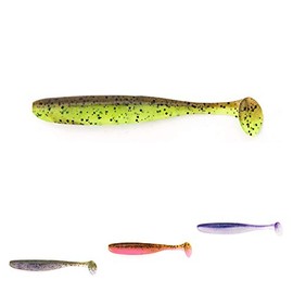 KEITECH Easy Shiner 76 mm, 100 mm, 114 mm, 127 mm Rubber Fish Bait, Soft Bait Lures for Perch, Zander, Pike