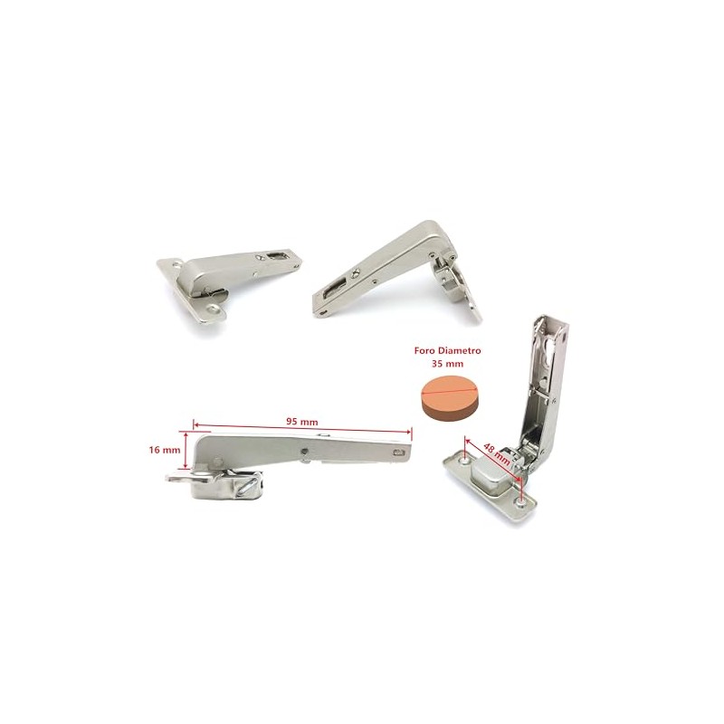 Hinge for Corner Furniture (Control with Flap Closure)