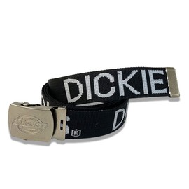 Casual Belt Design Belt DS088ZM GI Belt Men Women No Hole Brand Logo Logo Logo Unisex Men Women Gift Solid Material Dickies Belt (Black)