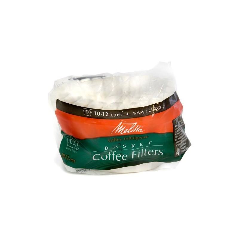 Melitta 629400 Basket-100's PAB-100's Poly Bagm Filter Paper, Green